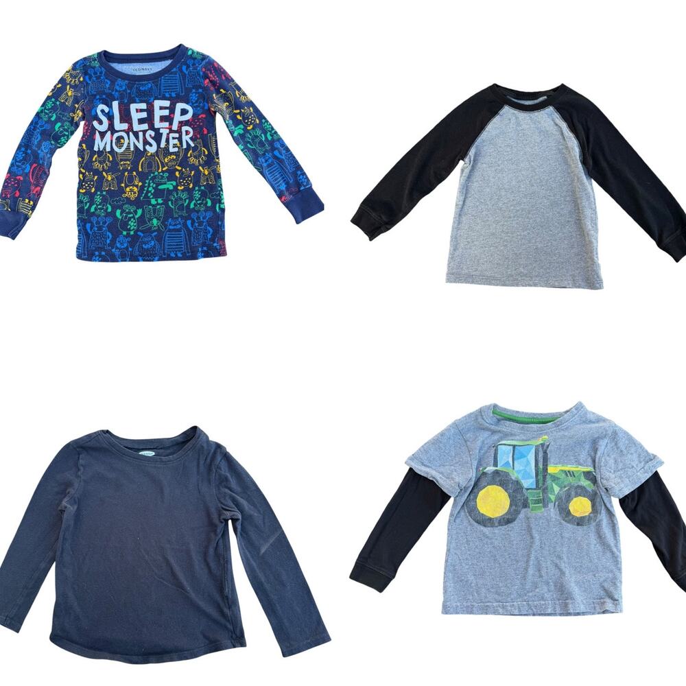 4PC 3T Long Sleeve Tee Bundle Old Navy John Deere